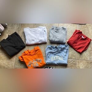 Assorted Sweatshirts (6 total)